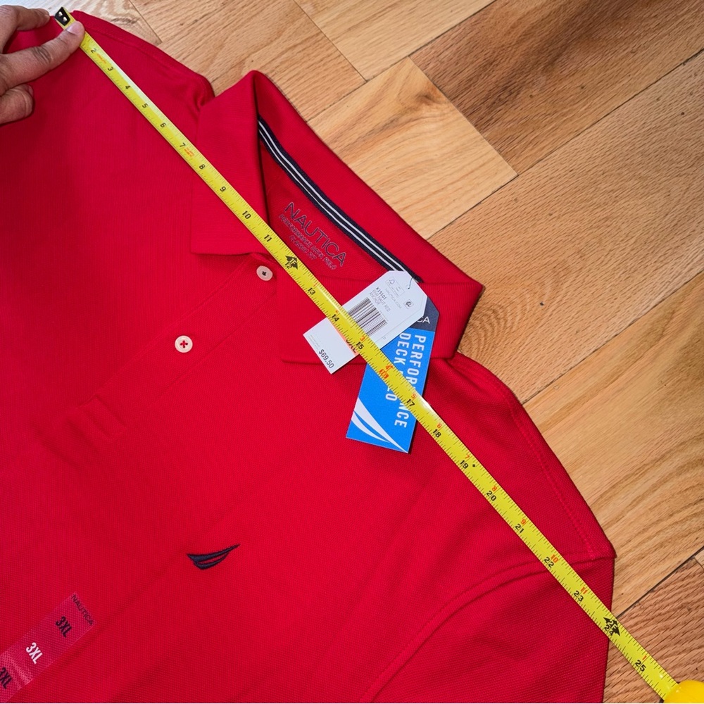 Nautica | Men's Classic-Fit Performance Deck Polo shirt in red Size 3XL - Picture 7 of 13